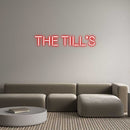 Custom Neon: The Till's - VINTAGE SIGN