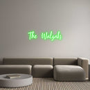 Custom Neon: The Walzaks - VINTAGE SIGN