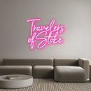 Custom Neon: Travelers of... - VINTAGE SIGN