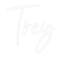 Custom Neon: Trey - VINTAGE SIGN