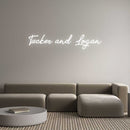 Custom Neon: Tucker and Lo... - VINTAGE SIGN