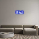 Custom Neon: UMI - VINTAGE SIGN