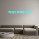 Custom Neon: Vicky’s Beaut... - VINTAGE SIGN
