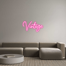 Custom Neon: Vintage - VINTAGE SIGN