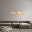 Custom Neon: war eagle - VINTAGE SIGN