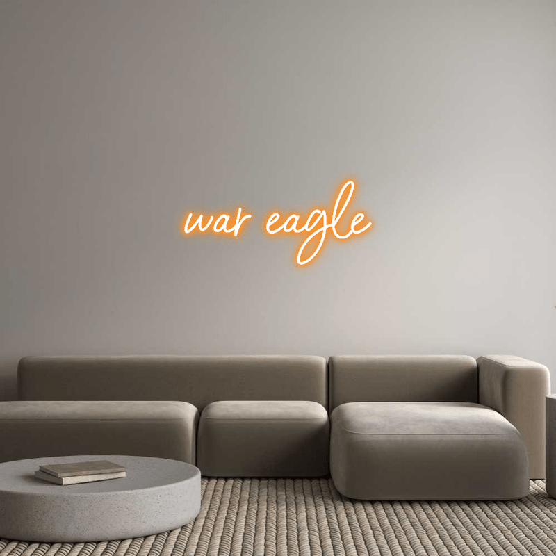 Custom Neon: war eagle - VINTAGE SIGN
