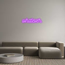 Custom Neon: whatever. - VINTAGE SIGN