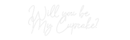 Custom Neon: Will you be ... - VINTAGE SIGN