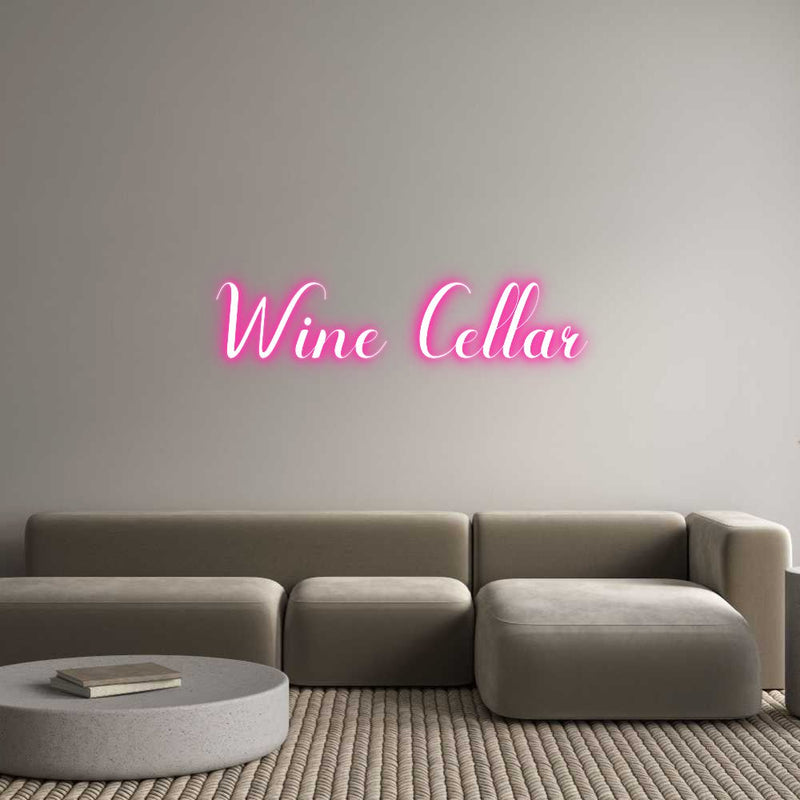 Custom Neon: Wine Cellar - VINTAGE SIGN