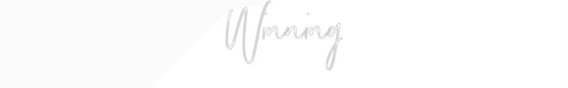 Custom Neon: Winning - VINTAGE SIGN