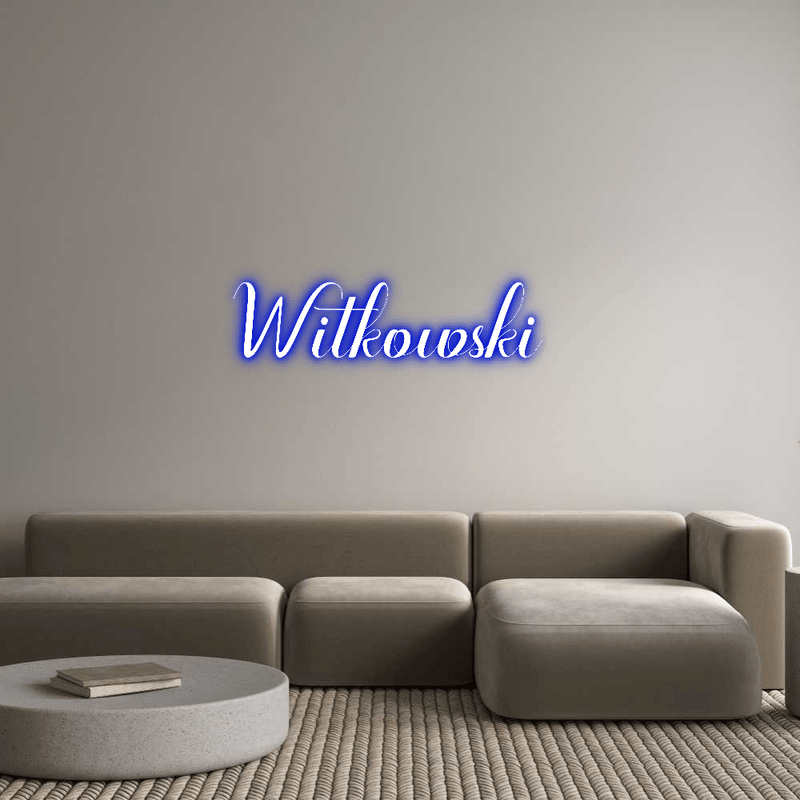 Custom Neon: Witkowski - VINTAGE SIGN