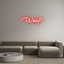 Custom Neon: Woof! - VINTAGE SIGN