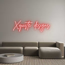 Custom Neon: Xquiste desig... - VINTAGE SIGN