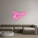 Custom Neon: You got this - VINTAGE SIGN