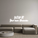 Custom Neon: Y.O.U - R Your... - VINTAGE SIGN