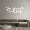 Custom Neon: Your Lashes a... - VINTAGE SIGN