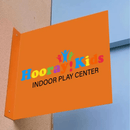 Custom Non - Illuminated Shop Front Signage Double - Sided Metal Hanging Sign for Business Logo, No Electricity Needed - VINTAGE SIGN