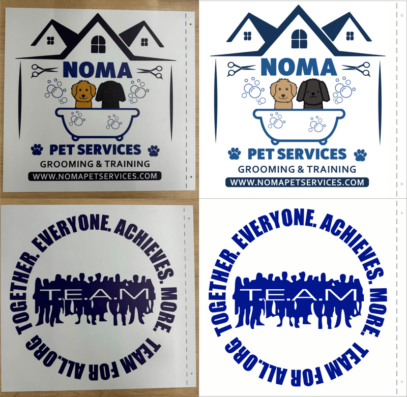 Custom Non - Illuminated Shop Front Signage Double - Sided Metal Hanging Sign for Business Logo, No Electricity Needed - VINTAGE SIGN