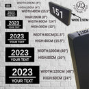 Custom Personalized Address Number Place,LED Number Lights Custom MetaNumber,House Decoration,Modern House Number,Black Mailbox MetaNumber - VINTAGE SIGN