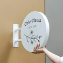 Custom Round Blade Sign,Exterior Round Sign,Wall Support Circular Signs,Storefront Blade Sign,Hanging Sign - VINTAGE SIGN