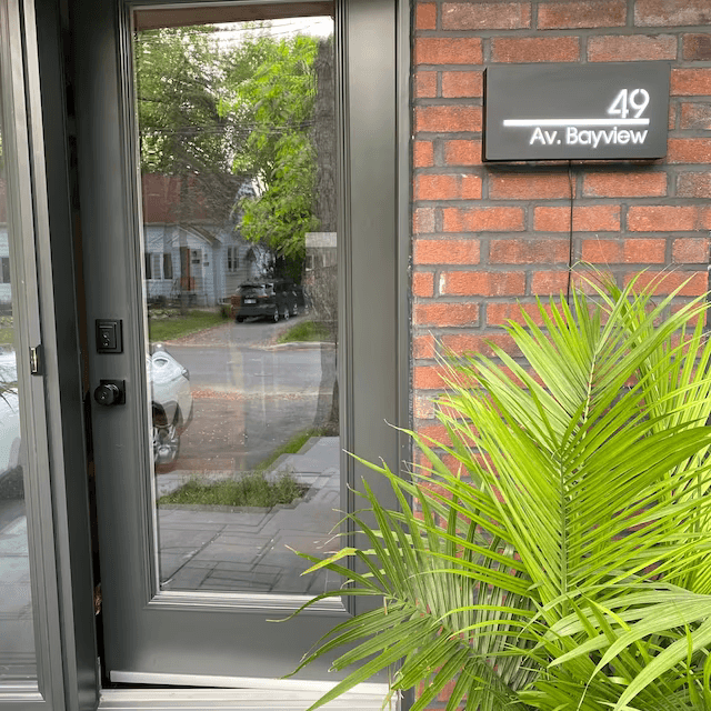 Custom Vertical House Number Sign,Rectangular House Number Sign,LED Modern Metal Address Plaque Sign ,Outdoor Address Logo,Hotel House Sign - VINTAGE SIGN