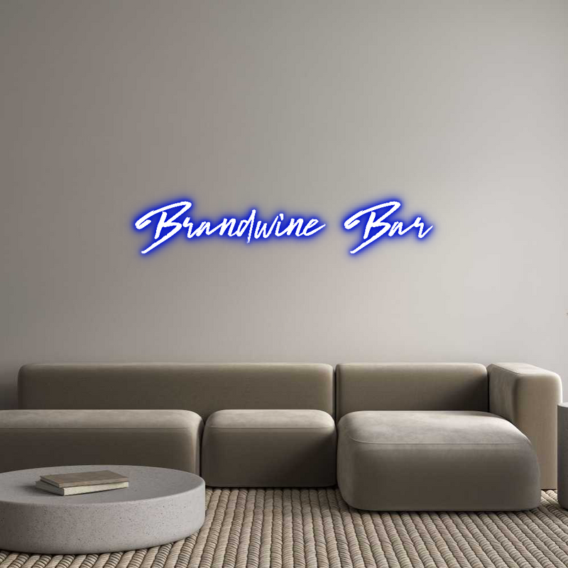 Custom Neon: Brandwine Bar