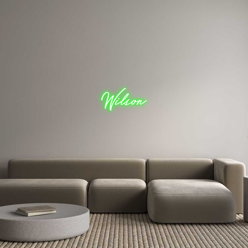 Custom Neon: Wilson