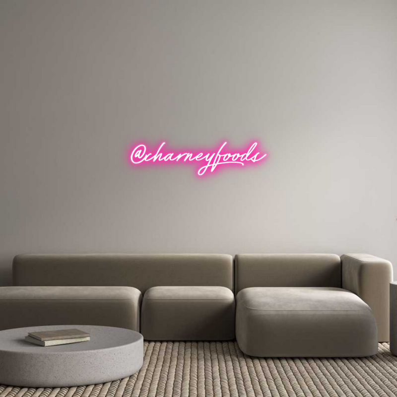 Custom Neon: @charneyfoods