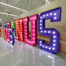 Custom Large LED Metal Marquee Letters,Battery Powered Marquee Numbers