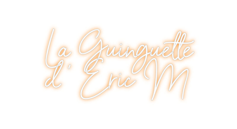 Custom Neon: La Guinguette...