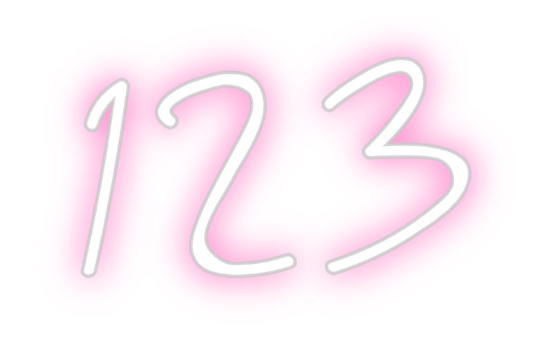 Custom Neon: 123