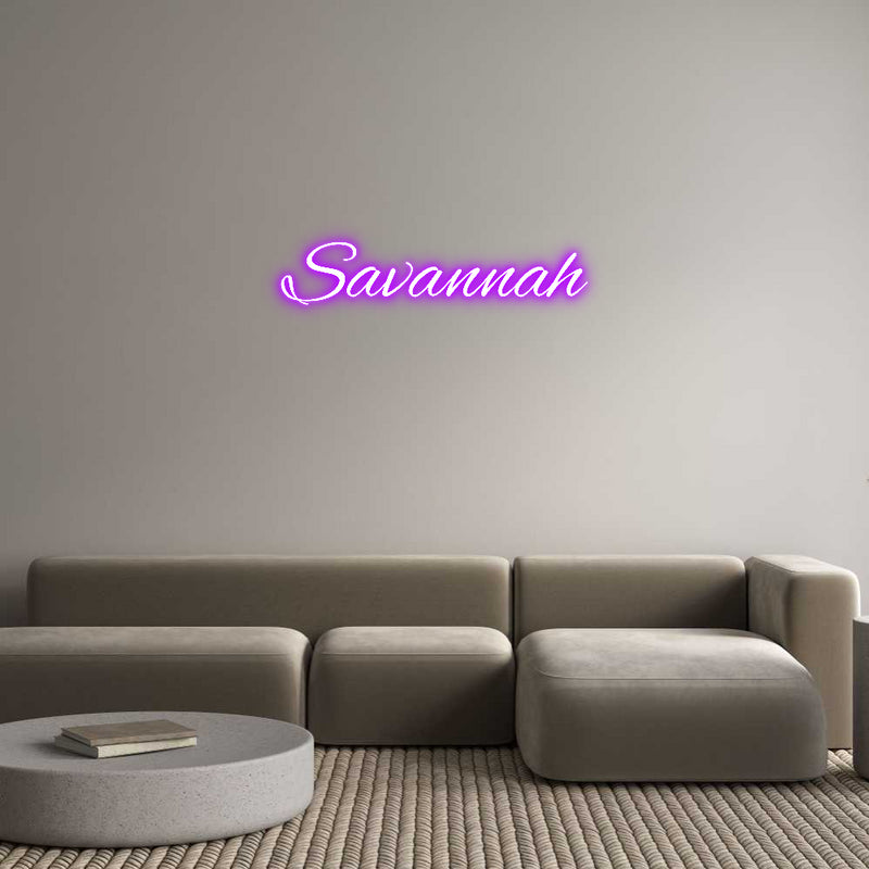 Custom Neon: Savannah