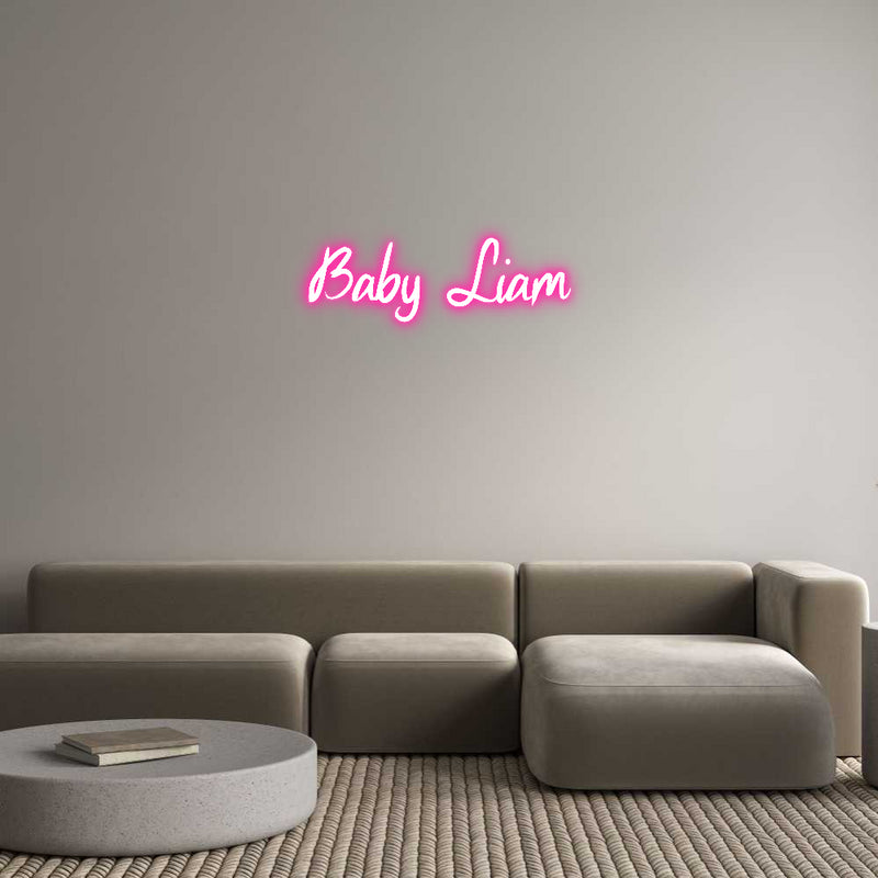 Custom Neon: Baby Liam