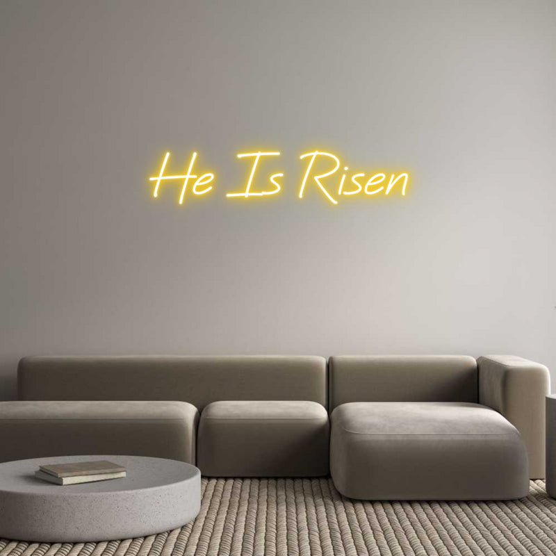 Custom Neon: He Is Risen