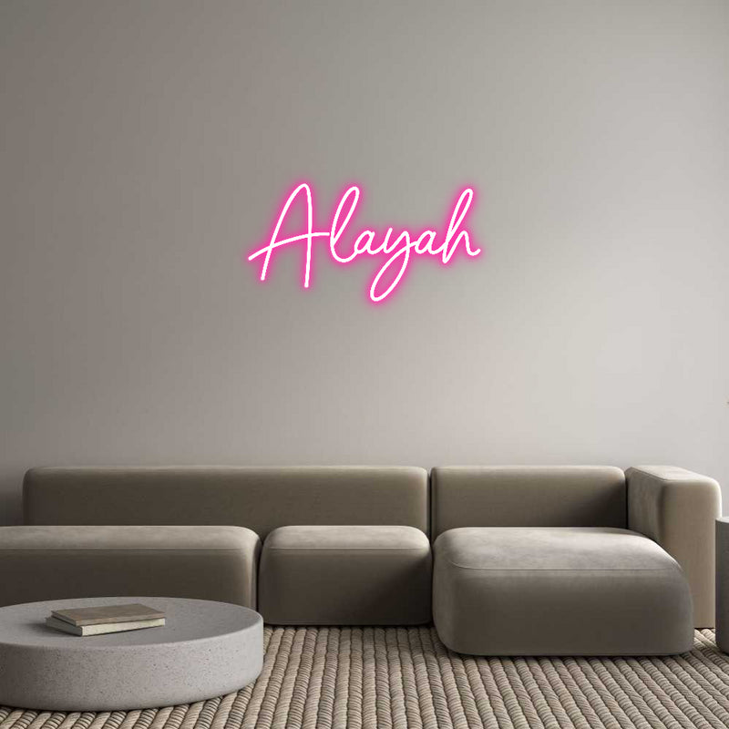 Custom Neon: Alayah