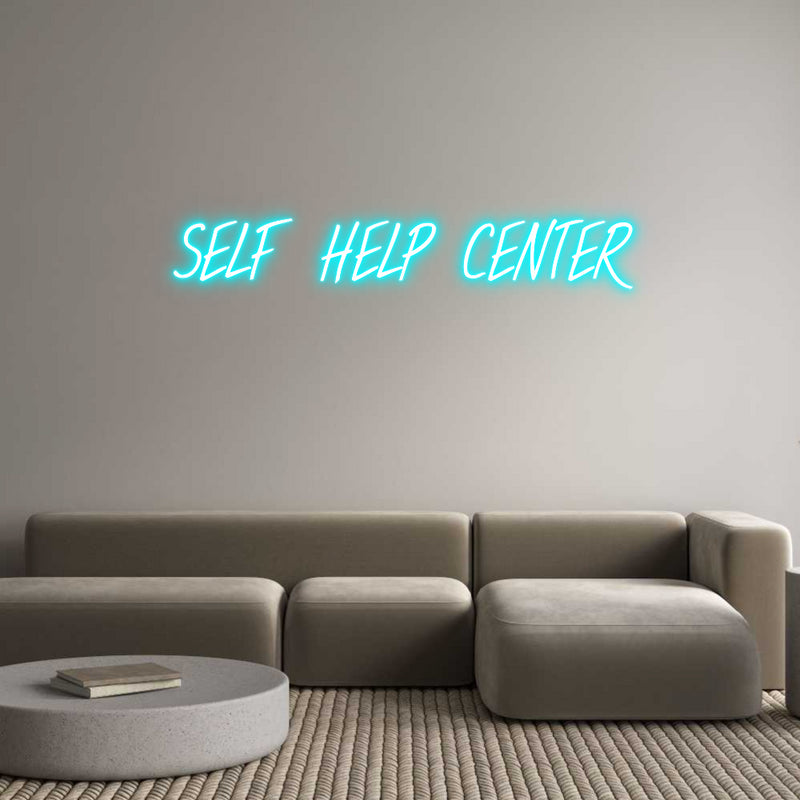 Custom Neon: Self Help Cen...