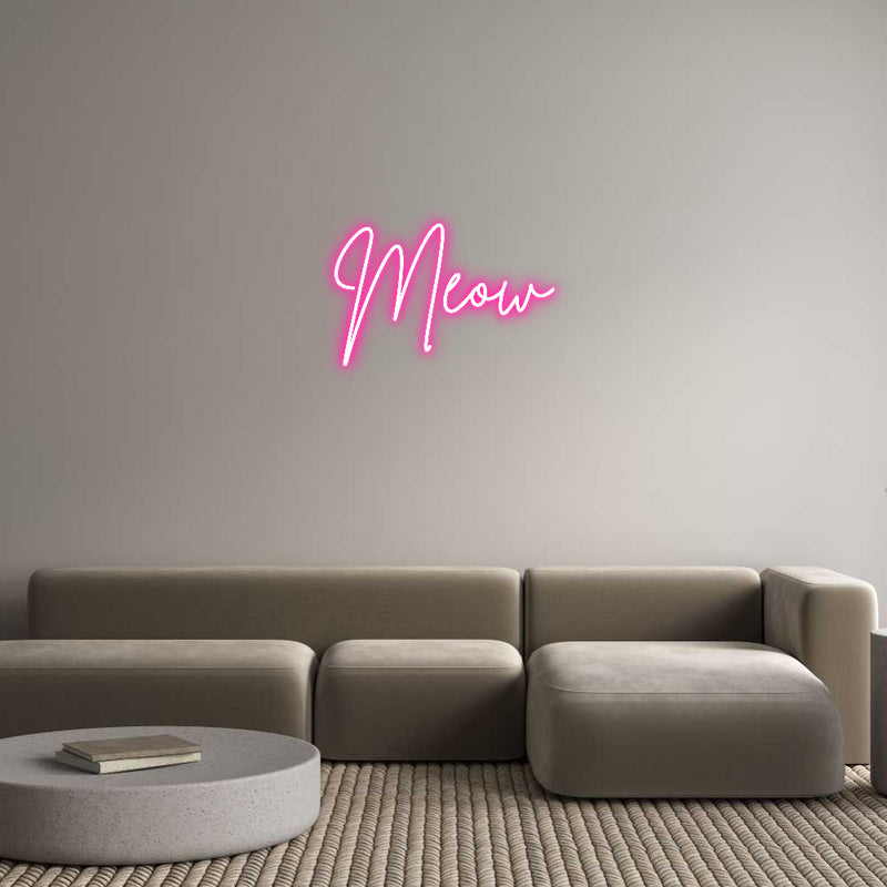 Custom Neon: Meow