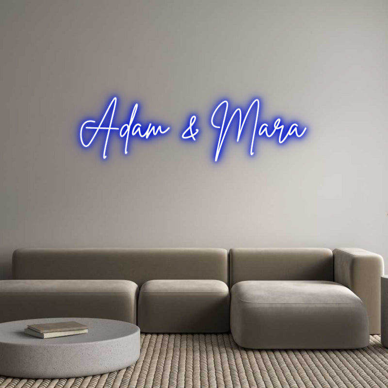 Custom Neon: Adam & Mara