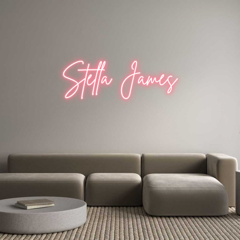 Custom Neon: Stella James