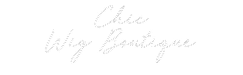 Custom Neon: Chic
Wig Bou...