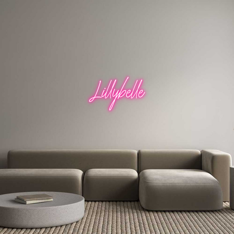 Custom Neon: Lillybelle