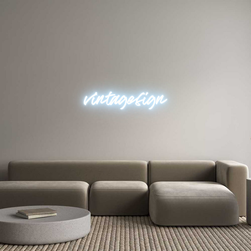 Custom Neon: vintagesign