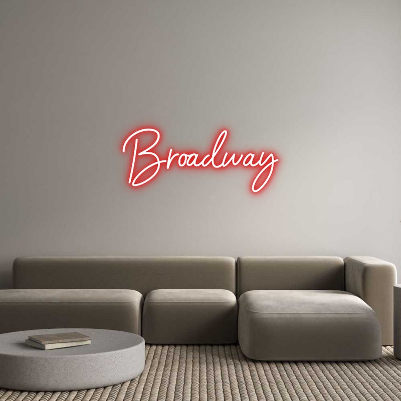 Custom Neon: Broadway