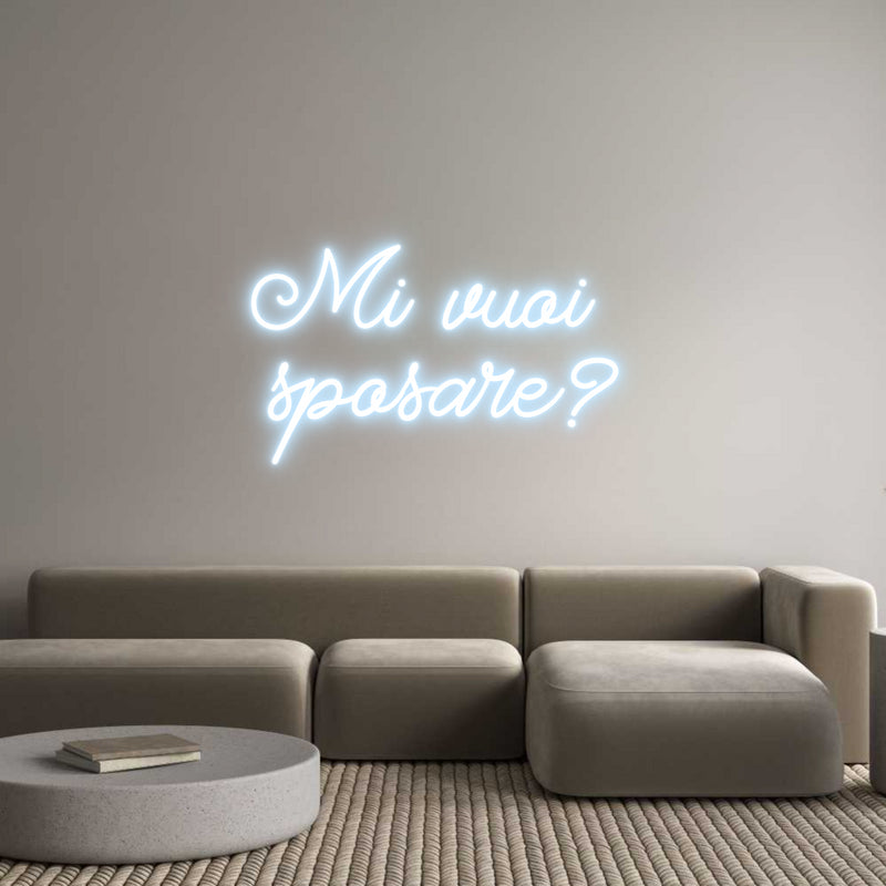 Custom Neon: Mi vuoi 
spo...