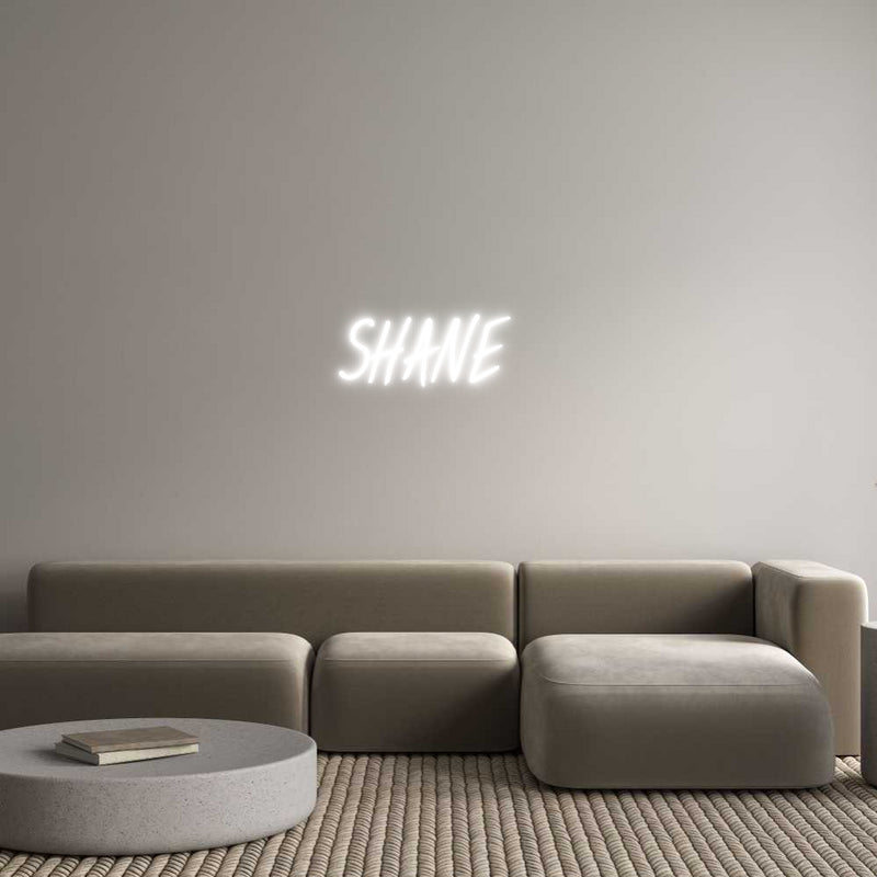 Custom Neon: SHANE