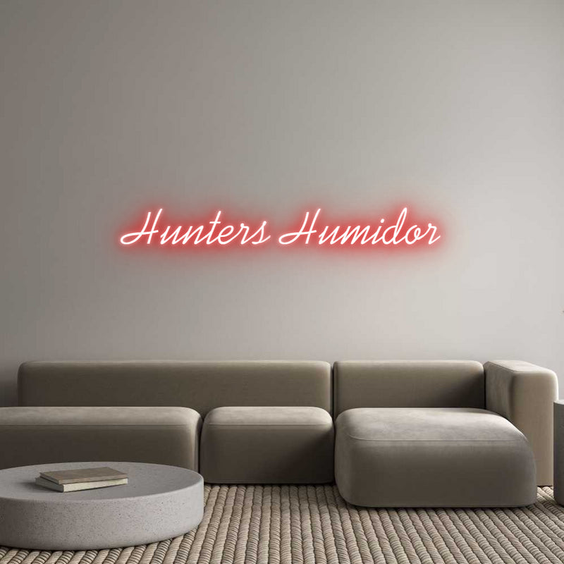 Custom Neon: Hunters Humidor