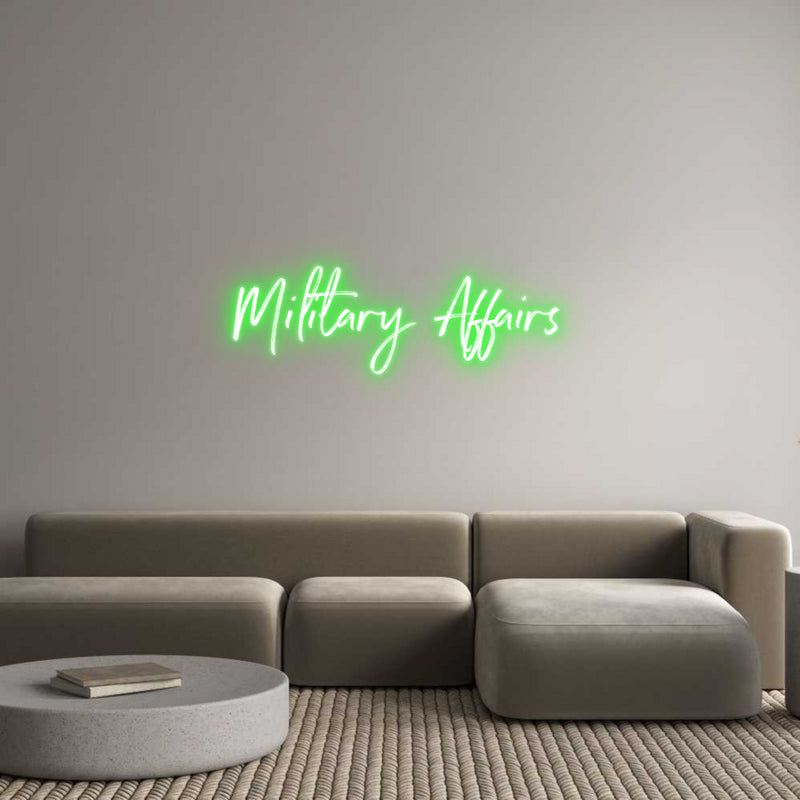 Custom Neon: Military Affa...