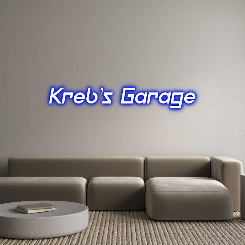 Custom Neon: Kreb’s Garage