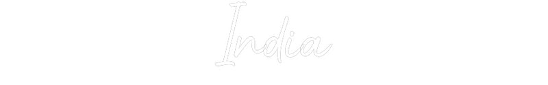 Custom Neon: India