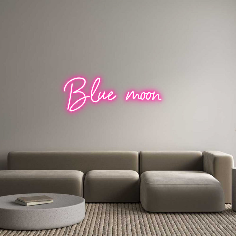 Custom Neon: Blue moon